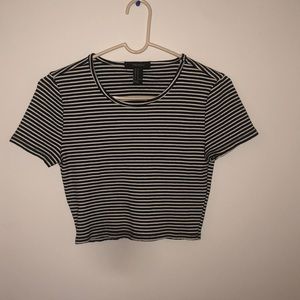 Striped Crop Top